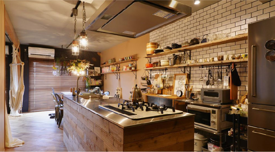 趣味と青の空間 ～理想のキッチン～