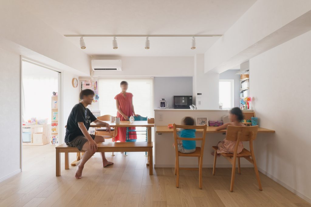 家族の暮らしにフィットする、未来の変化にも対応する家｜マンションリノベーション